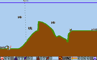 Ballistic atari screenshot